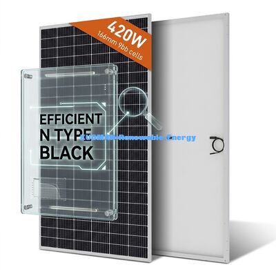 300W-400W لوحة الطاقة الشمسية أحادية البلور مع إطار الألومنيوم المضغوط لتحقيق كفاءة عالية