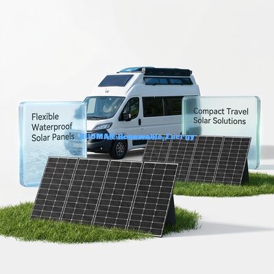 400W 40.3V شاحن شمسي قابل للطي لوح شمسي قابل للطي محمول للتخييم والتنزه