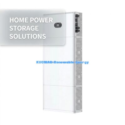 بطارية KM POWER ليثيوم فوسفات الحديد (LiFePO4) الكل في واحد 51.2 فولت 400 أمبير ساعة، قابلة للتوصيل والزيادة لتخزين طاقة المنزل، مع 6000 دورة شحن