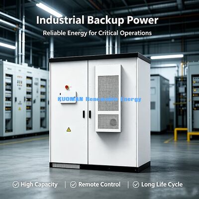 نظام تخزين طاقة Microgrid 768 فولت 215 كيلو وات في الساعة | خزانة خارجية قوية، بطارية LiFePO4 ESS
