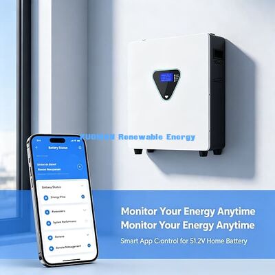 Wall Remote Villa Off-Grid Solar Battery 25.6V Series Mobile Floor Standing LiFePO4 No Grid Independent Power System
