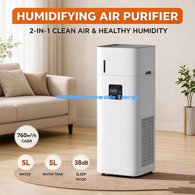 801G-B01 Fog-Free Humidifying Air Purifier, 5 Stage Antibacterial Purification, Anion Fresh Air