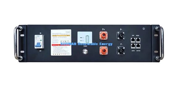 KM الطاقة الجديدة 51.2V 100Ah LiFePO4 بطارية تخزين الطاقة المنزلية UL9540A UL1973 معتمدة لأنظمة الطاقة الشمسية