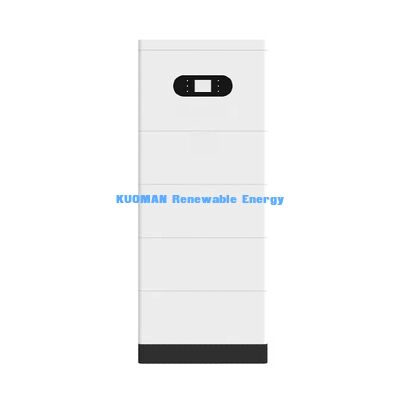 بطارية KM POWER ليثيوم فوسفات الحديد (LiFePO4) الكل في واحد 51.2 فولت 400 أمبير ساعة، قابلة للتوصيل والزيادة لتخزين طاقة المنزل، مع 6000 دورة شحن