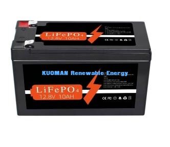 بطارية الليثيوم ذات الدورة العميقة 12V 10Ah 128Wh LiFePO4 لتخزين الطاقة وتطبيقات RV