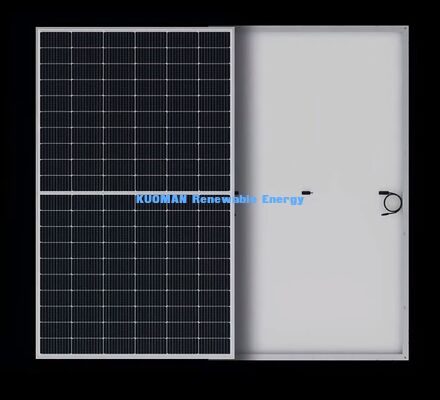 لوحات شمسية أحادية البلورات المصنوعة خصيصًا 400-500W مع كفاءة 22٪ وتصميم الخلية النصفية