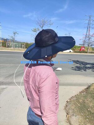 كيه إم (KM) قبعة شمسية جديدة قابلة للطي محمولة قابلة لإعادة الشحن