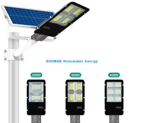 ضوء الشارع الشمسي 200W مع بروف MPPT و IP65 مقاوم للماء للطريق الخارجي وإضاءة الحديقة