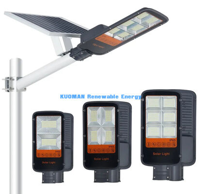 IP67 مضاد للماء 300W-500W ضوء الشارع الشمسي مع مستشعر الحركة الذكي مصباح الشارع LED