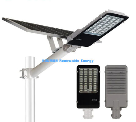 مصباح شارع شمسي LED مقاوم للماء بمعيار IP65 بقوة 100-500 واط قابل للتخصيص مع درجة حرارة لون 2700-6000 كلفن لإضاءة الحدائق والطرق