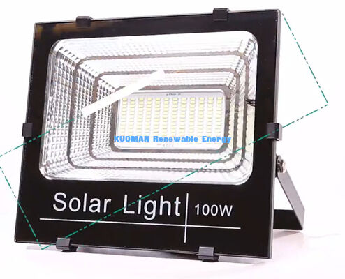 ضوء الفيضان الشمسي عالي الضوء 120Lm / W مع IP65 مقاوم للماء ومخرج 50W-300W للوقوف في الهواء الطلق