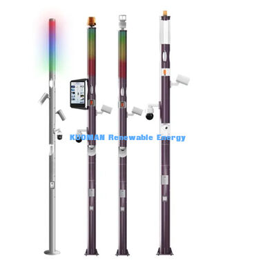 شاشة LED ذكية للتحكم في النظام، عمود إضاءة خارجي ذكي، عمود إضاءة عن بعد