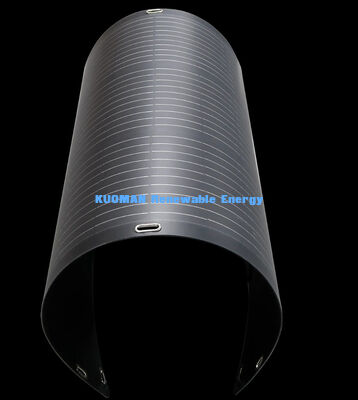 لوح شمسي مرن ثنائي الوجه للمنزل والسفر والمركبات الترفيهية بقوة 200 واط، FFC وكربون فايبر