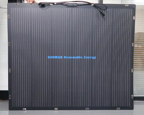 100W IP68 مضاد للماء 360 درجة الطاقة الشمسية المرنة قابلة للثني للأسقف والقوارب مع شهادة FCC