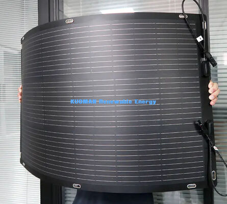 ألواح شمسية خفيفة الوزن 100W مرنة من ETFE للسفر إلى RV والمغامرات في الهواء الطلق
