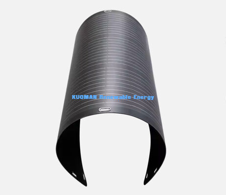 كفاءة عالية 360 درجة قابلة للثني IP68 مقاومة للماء لوحة شمسية مرنة مع كفاءة 24.20٪