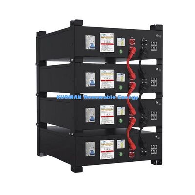 نظام تخزين البطارية المنزلية LiFePO4 مع 10.24KWh ~ 30.72KWh سعة و 6000 دورة حياة