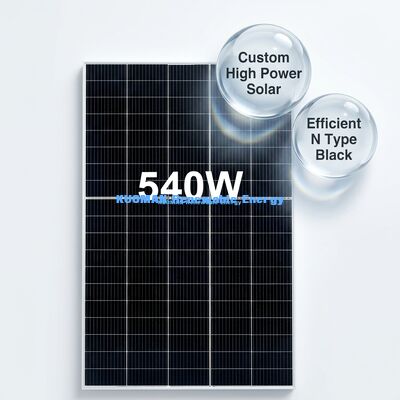 500W-600W لوحة شمسية مع كفاءة 22٪ ومقاومة الطقس IP65 للاستخدام الصناعي