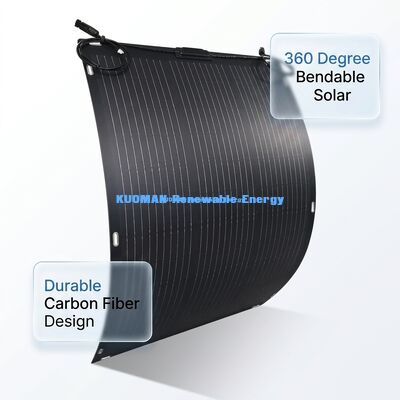 ألترا لايت 30W ETFE ألواح شمسية مرنة محمولة للمشي لمسافات طويلة التسلق والسفر الشبكة