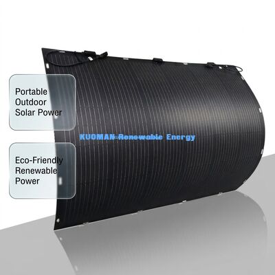 800W لوحة شمسية مرنة مع IP68 مقاومة للماء و 360 درجة قابلة للثني للأسقف RV Marine