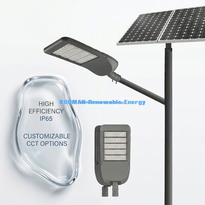 ضوء الشارع الشمسي من الألومنيوم المقاوم للماء 50W IP65 مع تكنولوجيا LED لإضاءة الطرق الخارجية