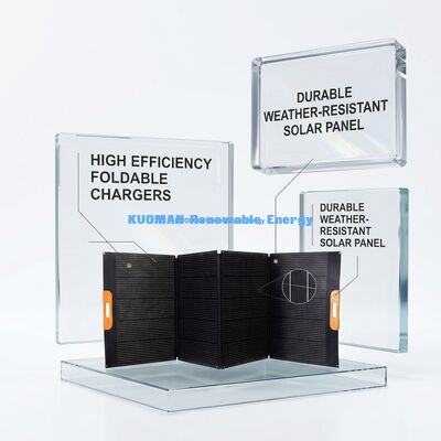 480W طاقة عالية لوحة شمسية مرنة مع تصميم قابلة للطي ومقاومة للطقس للطاقة المحمولة