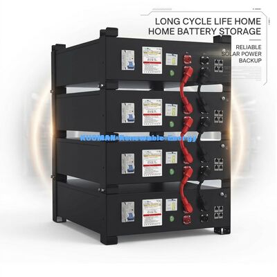 نظام تخزين البطارية المنزلية LiFePO4 مع 10.24KWh ~ 30.72KWh سعة و 6000 دورة حياة