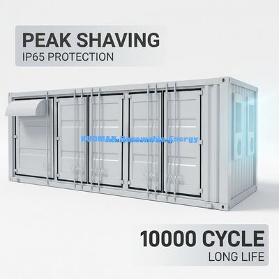 IP54 تصنيف ESS التجاري مع BMS المتقدمة وإدارة الحرارة لتخزين البطاريات الصناعية