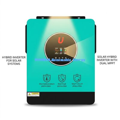 BSR IP65 6KW عاكس هجين مع مراقبة WiFi والتشغيل الموازي لأنظمة الطاقة الشمسية المنزلية