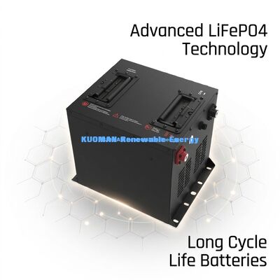 بطارية عربة الغولف 36 فولت LiFePO4 مع 8000 دورة، 50Ah-150Ah سعة، و 385 * 338 * 245mm الأبعاد المدمجة
