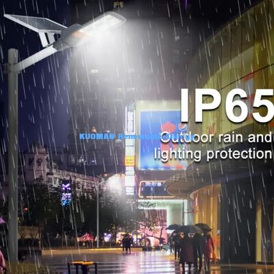 ضوء الشارع الخارجي IP65 الطاقة الشمسية المنقسمة مضاد للمطر حماية البرق مصباح LED