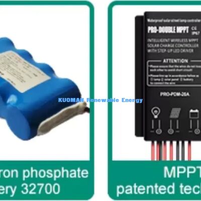 300pcs 2835 SMD LED ضوء الشارع الشمسي الضوء العالي استهلاك الطاقة المنخفض مصباح ساحة