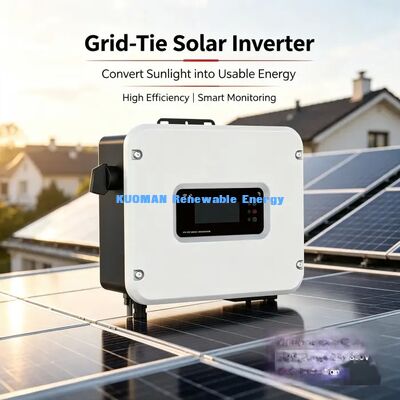 AFCI Protection Grid Tie Solar Inverter DC Reverse Polarity Protection PV Inverter