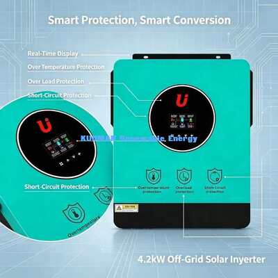High Efficiency 98% DC to AC 4.2kW Grid-Tie Hybrid Solar Power Inverter