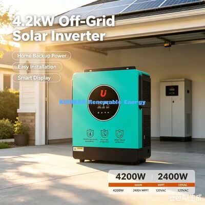 High Efficiency 98% DC to AC 4.2kW Grid-Tie Hybrid Solar Power Inverter
