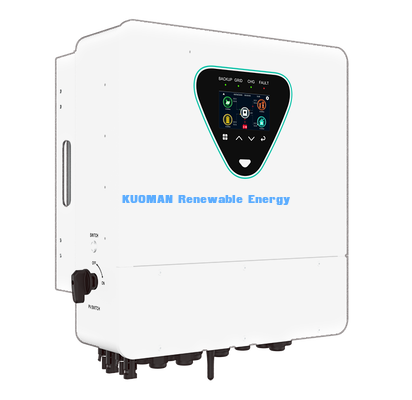 98% كفاءة عالية 6KW عاكس شمسي هجين 50-450VDC مدخل PV IP65 تصنيف