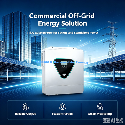 11KW Parallel Solar Off Grid Inverter Up To 6 Units Parallel Expandable Solar Energy System