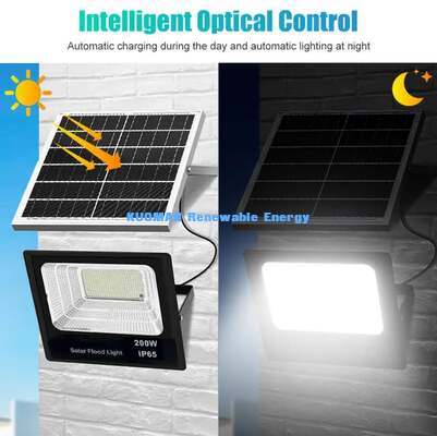 Die-cast Aluminum Solar Flood Light Long Lasting Outdoor Garden Security Light