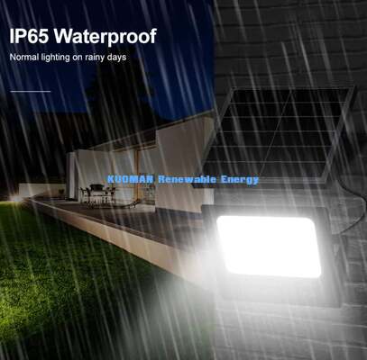 Remote Separated Solar Panel Flood Light Easy Installation Wall Mount Light
