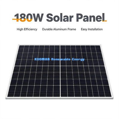 وزن خفيف 10.87 كجم 200W-210W لوحة شمسية، من السهل تثبيت لوحة MC4 للقافلة ونظام الطاقة البحرية