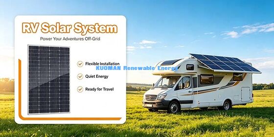 160‐170W لوح شمسي أحادي البلورات 182mm 66-خلية وحدات الطاقة الشمسية للطاقة RV المنزل خارج الشبكة