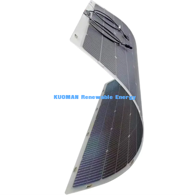 50W تثبيت الذاتي اللوحة الشمسية المرنة القابلة للطي ، لا يوجد تثبيت محترف للطاقة الشمسية لمخيمات RV والمنازل الصغيرة
