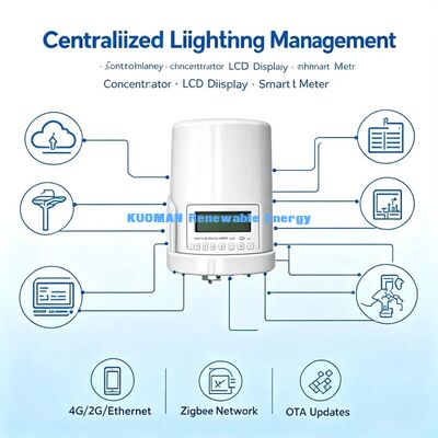 نظام إضاءة الشوارع الذكية المهنية، LoRaWAN محطة بوابة سحابة مزود الحلول الكاملة