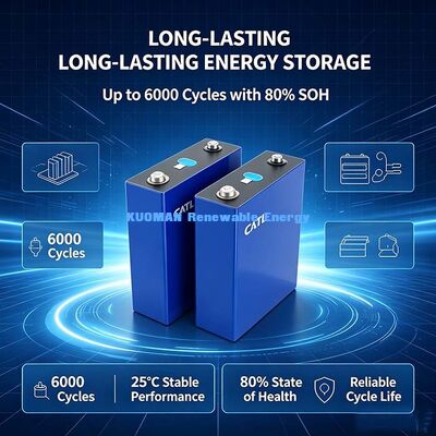 3.2V 100Ah CATL Prismatic LiFePO4 Battery Cell، Free Connecting Busbars، خلية الليثيوم لصنع بطارية 12V 24V 48V