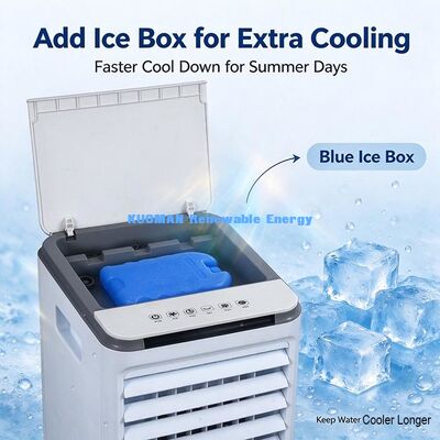 Portable Evaporative Air Cooler BL-205DLR 80W 7L Water Tank 4-in-1 Cooling Fan with Remote Control